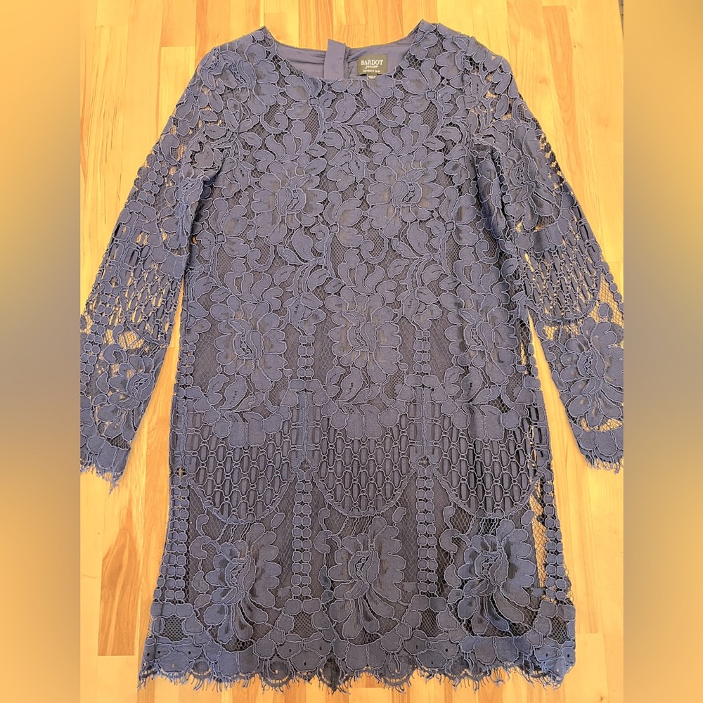 Perfect girls holiday dress navy lace
